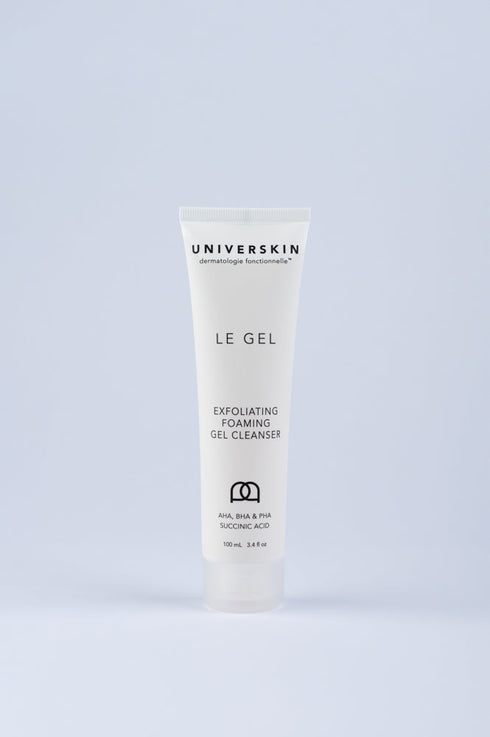 Universkin The Gel 100ml exfoliating foaming cleanser