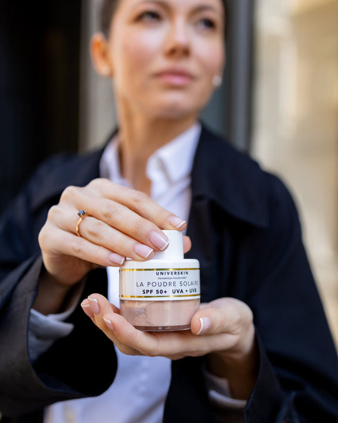 Sunscreen Powder Brush - SPF50+ Brush UVA/UVB - Sunscreen for Face