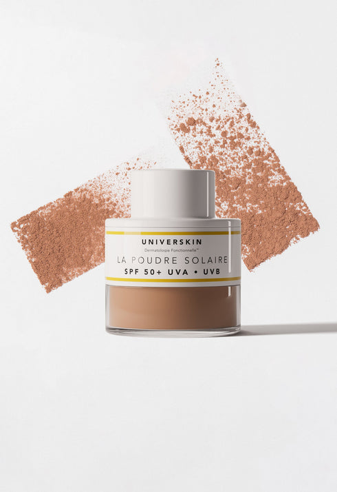 Sunscreen Powder Brush - SPF50+ Brush UVA/UVB - Sunscreen for Face